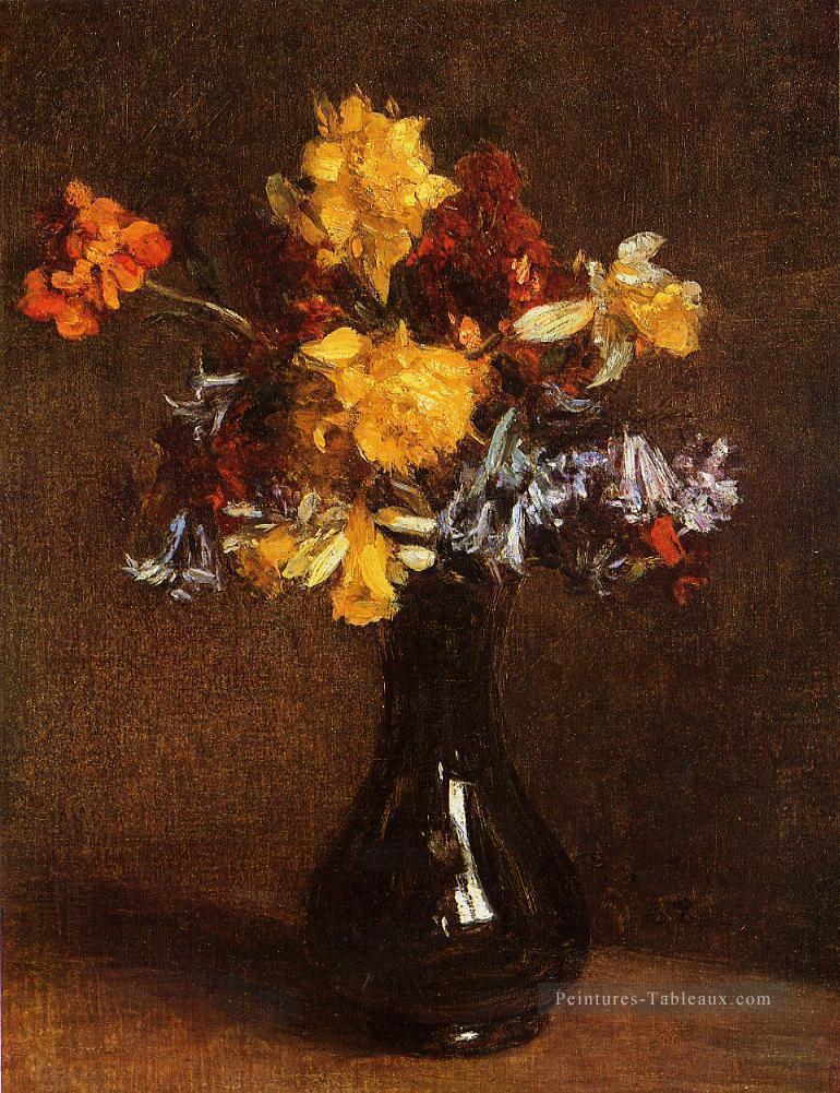 Vase de Fleurs Henri Fantin Latour Peintures à l'huile